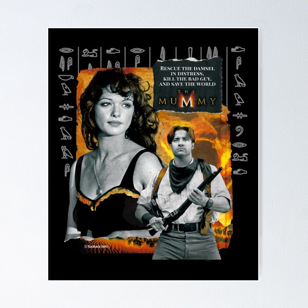 Item preview, The Mummy symbol poster Rick and Evelyn designed and sold by TomasZizka.