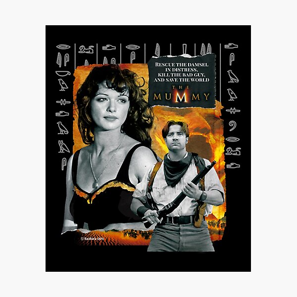 Item preview, The Mummy symbol poster Rick and Evelyn designed and sold by TomasZizka.
