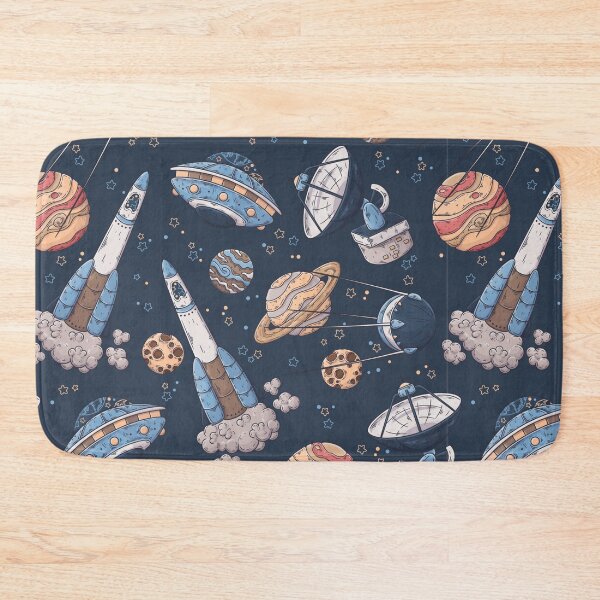 Item preview, Rockets planets and star and moon designed and sold by Tshirtk.