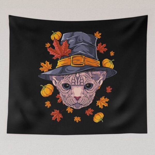 Item preview, Thanksgiving sphynx cat costume autumn designed and sold by jackienorfolkal.