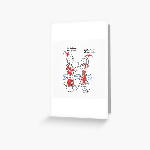 Christmas enigmas Greeting Card