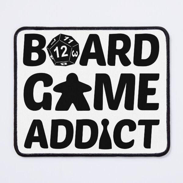 Item preview, Board Game Addict for Board Game Geeks designed and sold by EstelleStar.