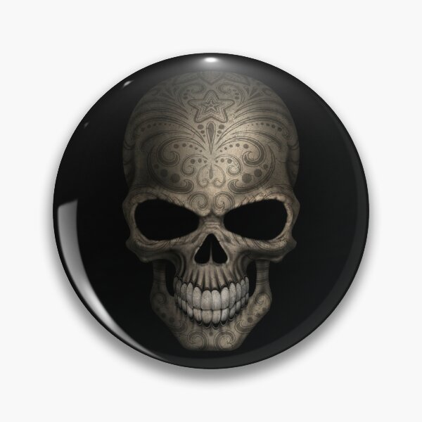 Pin on dark scull