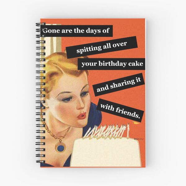 Item preview, Funny Retro Vintage Birthday Cake Blowing Out Candles designed and sold by GreenCarbon2112.