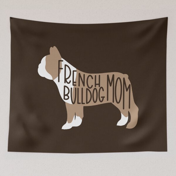 Item preview, French Bulldog Dog Mom Fawn and White Pied designed and sold by Gsallicat.