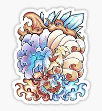 Ice and Fire Sticker