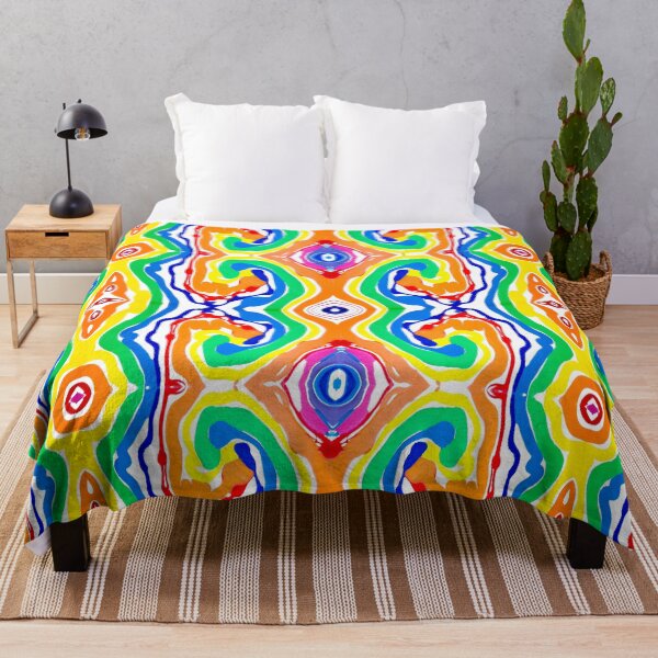 Item preview, Abstract Rainbow Painting designed and sold by Creative-Voyage.