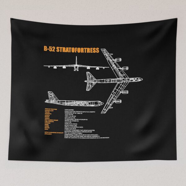 Item preview, B-52 Stratofortress Specs - B-52 Bomber Airplane designed and sold by NicoleXanto.