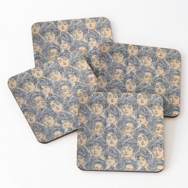 Item preview, Gibson Girl Wallpaper designed and sold by Kybruno's Creations.