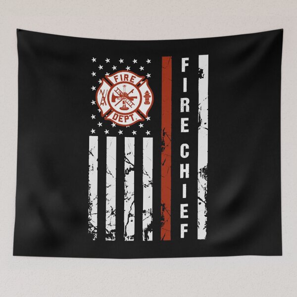 Item preview, Fire Chief American Flag Firefighter Rank, Fireman designed and sold by NicoleXanto.