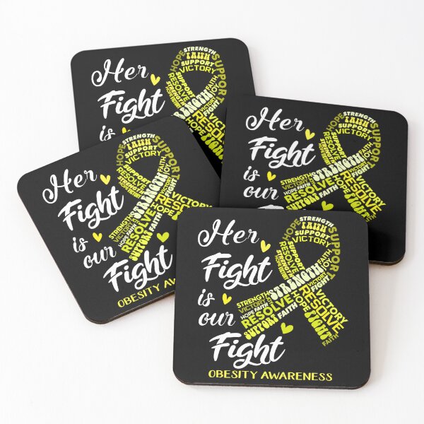Item preview, Obesity Warrior, Her Fight is our Fight Obesity Awareness designed and sold by Greggwillard.