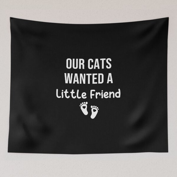 Item preview, Our Cats Wanted a Little Friend , pregnancy announcement, mother's day, matching Mommy Daddy EST, couples pregnancy announcement  funny sarcastic Rude , designed and sold by joygift369.