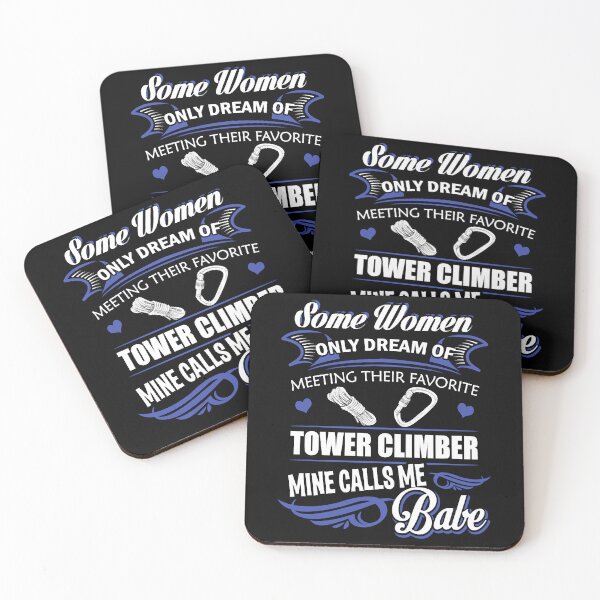 Item preview, Tower climber - Some dream of meeting a Climbing designed and sold by NicoleXanto.