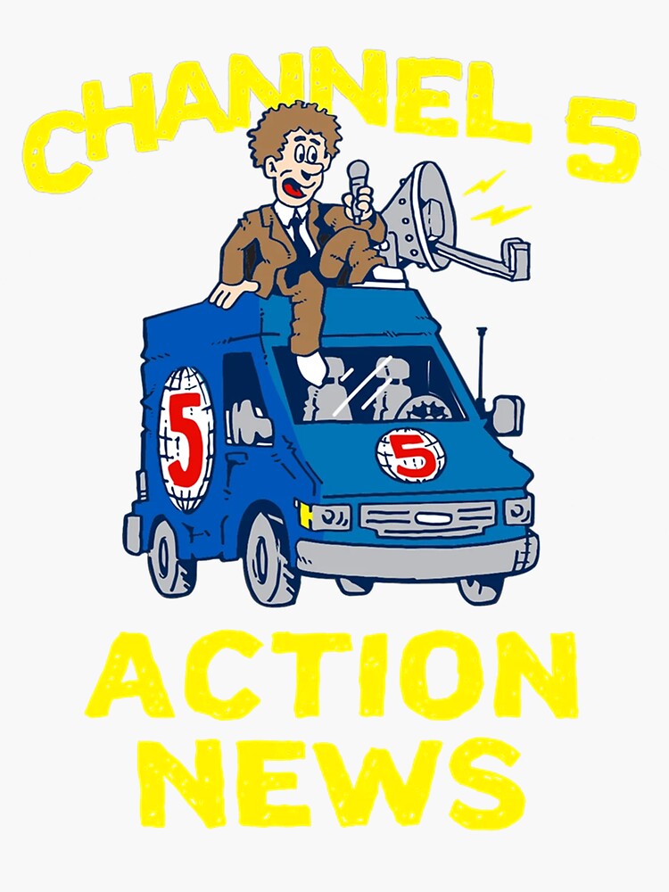 channel-5-news-sticker-for-sale-by-jessicamichel-redbubble