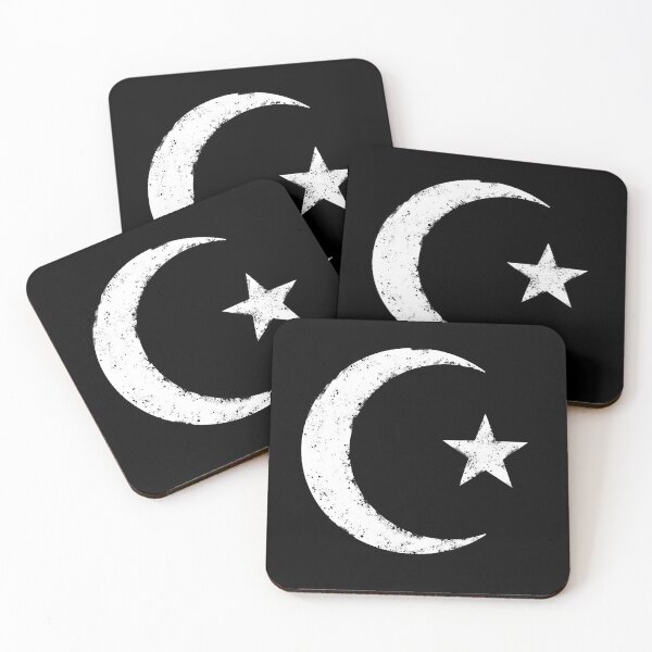 Item preview, Islamic Symbol of Crescent and Star, represents the moon, and progress. designed and sold by studiohfy.