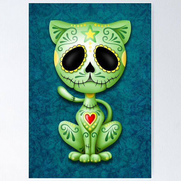 Zombie Kitten Poster by Bratak