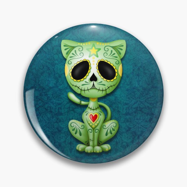 Item preview, Green Zombie Sugar Kitten Cat designed and sold by JeffBartels.