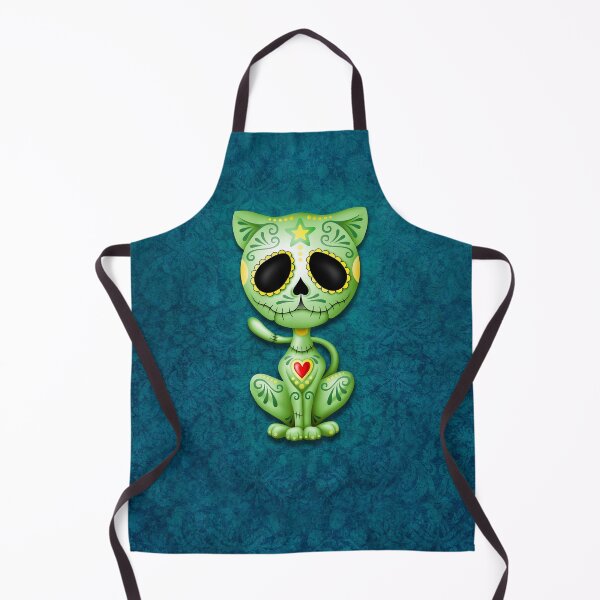Item preview, Green Zombie Sugar Kitten Cat designed and sold by JeffBartels.