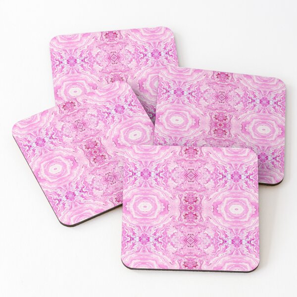 Item preview, Abstract Pink, Red, and White Painting designed and sold by Creative-Voyage.