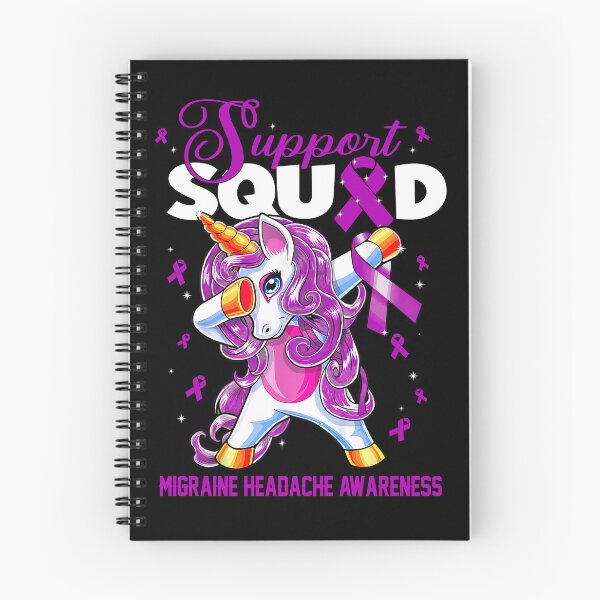 Item preview, Cute Unicorn Support Squad Migraine Headache Awareness Men Women Kid designed and sold by tenjun16.
