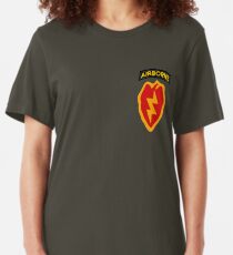 25th Infantry 4th BCT (Airborne) Slim Fit T-Shirt