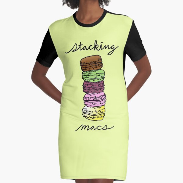 stacking macs Graphic T-Shirt Dress