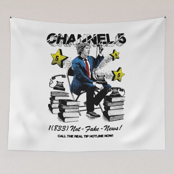 Item preview, channel 5 news designed and sold by JessicaMichel.