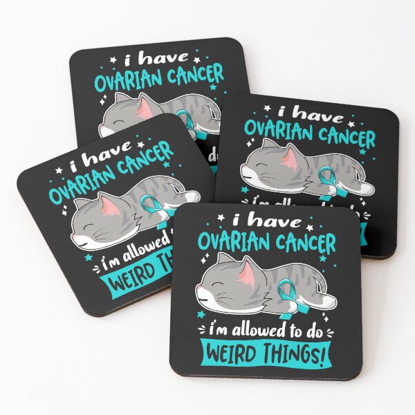 Item preview, Ovarian Cancer Awareness, I Have Ovarian Cancer i'm Allowed to do Weird Things! designed and sold by Tammyilaria.