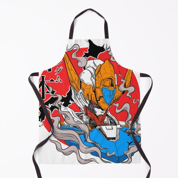 Item preview, Gundam Barbatos Lupus Rex Head Japanese Style Red Kanji japan designed and sold by Gundam Artwork.