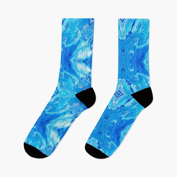 Item preview, Blue, Turquoise, and White Painting designed and sold by Creative-Voyage.