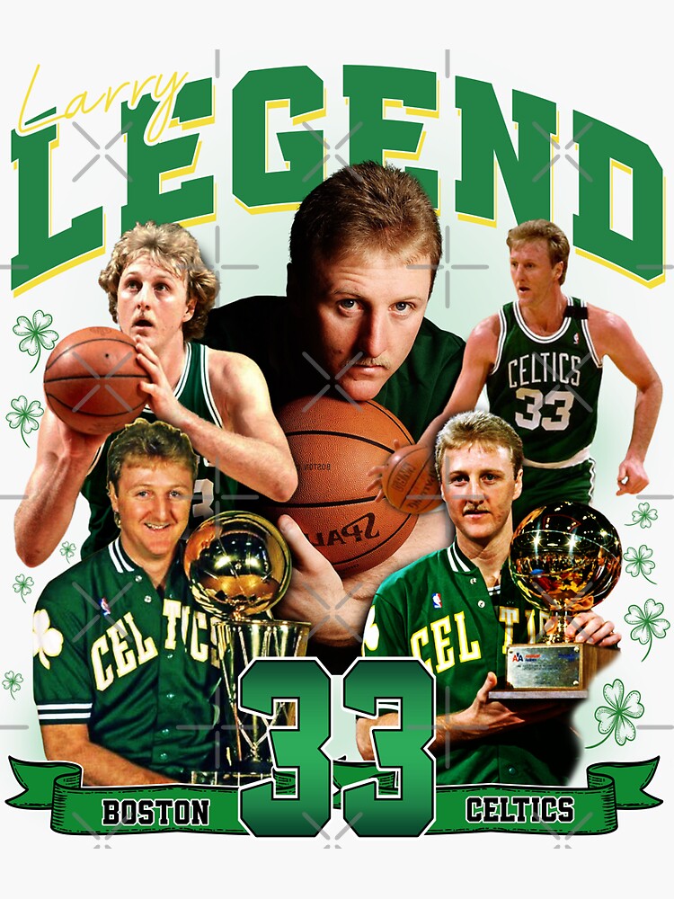 "Larry Bird Larry Legend Air Bird Basketball Signature Vintage Retro ...