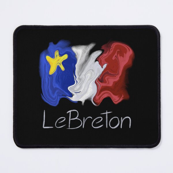 Item preview, Acadian Flag pastel liquid LeBreton - Drapeau acadien liquide pastel LeBreton designed and sold by ColoursOfFrance.
