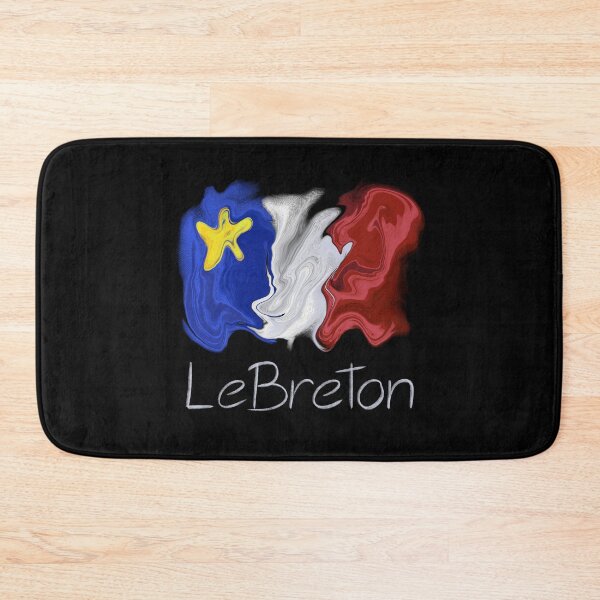 Item preview, Acadian Flag pastel liquid LeBreton - Drapeau acadien liquide pastel LeBreton designed and sold by ColoursOfFrance.