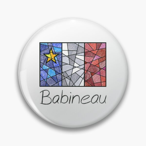 Item preview, Acadian Flag pastel mosaic Babineau - Drapeau acadien mosaïque pastel vitrail Babineau designed and sold by ColoursOfFrance.