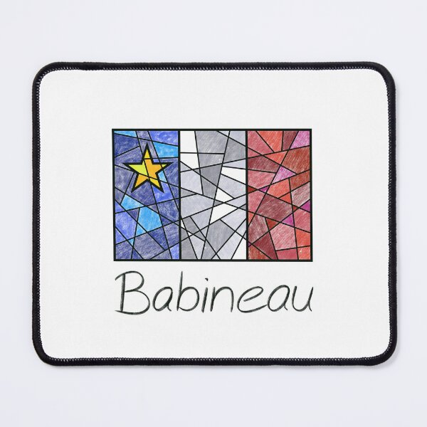 Item preview, Acadian Flag pastel mosaic Babineau - Drapeau acadien mosaïque pastel vitrail Babineau designed and sold by ColoursOfFrance.