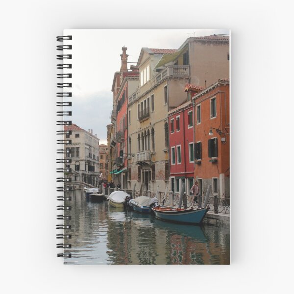 Item preview, Docked Boats in Venice designed and sold by skywalkin.