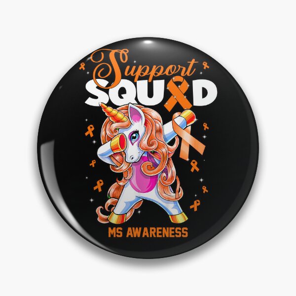 Item preview, Cute Unicorn Support Squad MS Awareness Men Women Kid designed and sold by tenjun16.