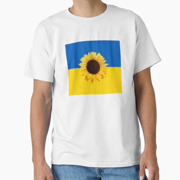 Ukrainian Flag Sunflower Classic T-Shirt