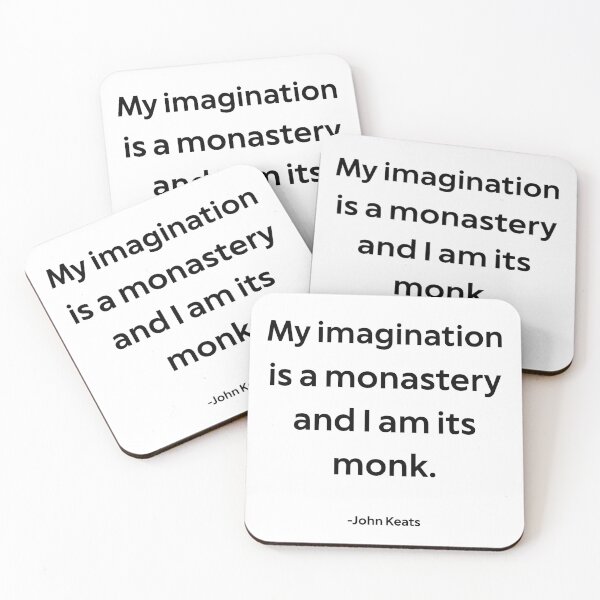 Artikelvorschau, John Keats On Imagination Quote entworfen und verkauft von wiselysaid.