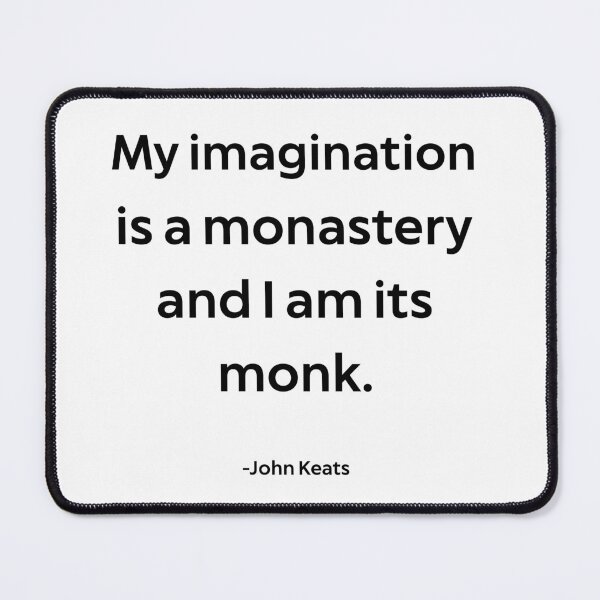 Item preview, John Keats On Imagination Quote designed and sold by wiselysaid.