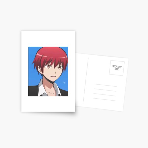 Rare assassination classroom Akabane Karma postcard prints FULL