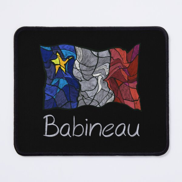 Item preview, Acadian Flag pastel liquid mosaic Babineau - Drapeau acadien mosaïque liquide pastel vitrail Babineau designed and sold by ColoursOfFrance.