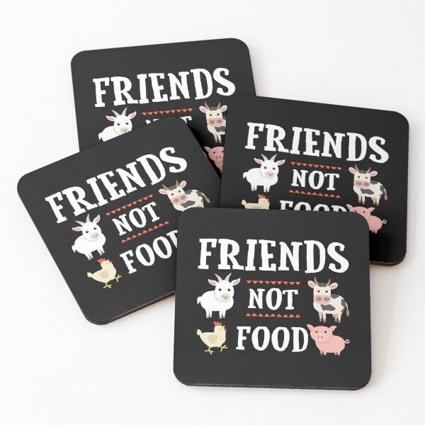Item preview, Vegan, Vegetarian Design - Friends Not Food! designed and sold by EstelleStar.