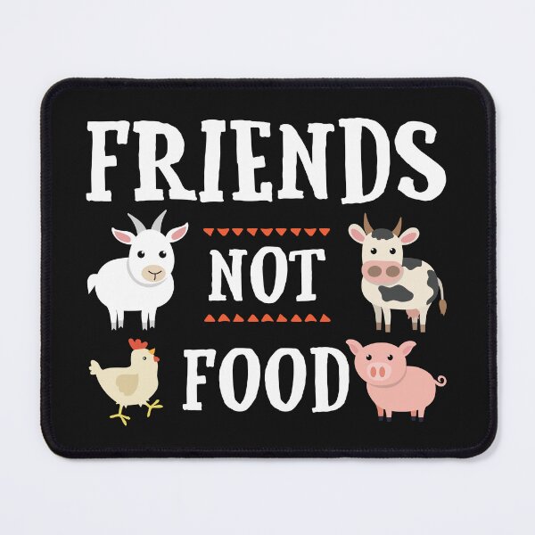 Item preview, Vegan, Vegetarian Design - Friends Not Food! designed and sold by EstelleStar.