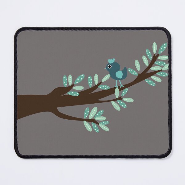 Item preview, cute bird and green branches designed and sold by Janjira.