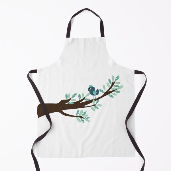 Item preview, cute bird and green branches designed and sold by Janjira.
