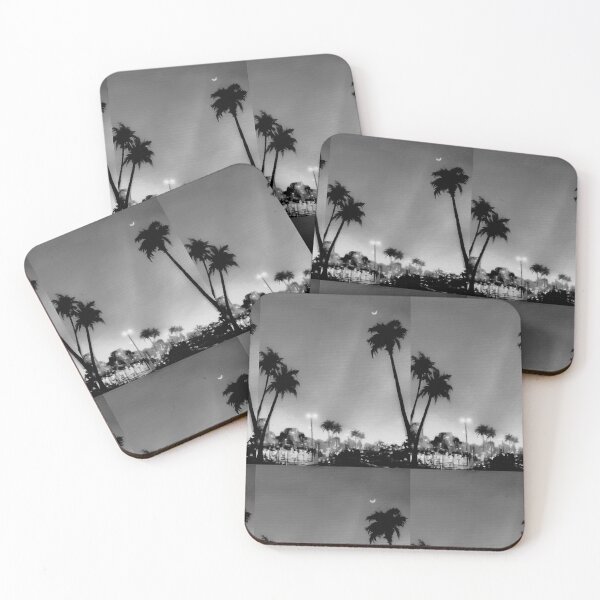 Item preview, Black and white Palm Tree Sunset  designed and sold by sabelsstudio.