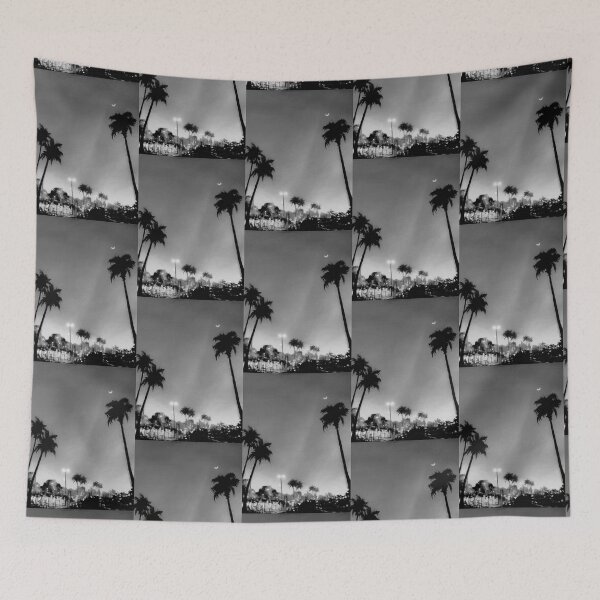 Item preview, Black and white Palm Tree Sunset  designed and sold by sabelsstudio.