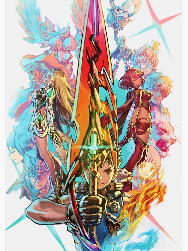 Eunie Xenoblade Chronicles 3, 6 Gloss-Finish Decal Sticker