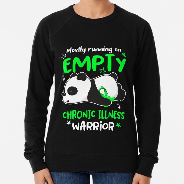 Item preview, Chronic Illness Awareness - Mostly Running On Empty Chronic Illness Warrior designed and sold by Hilten.